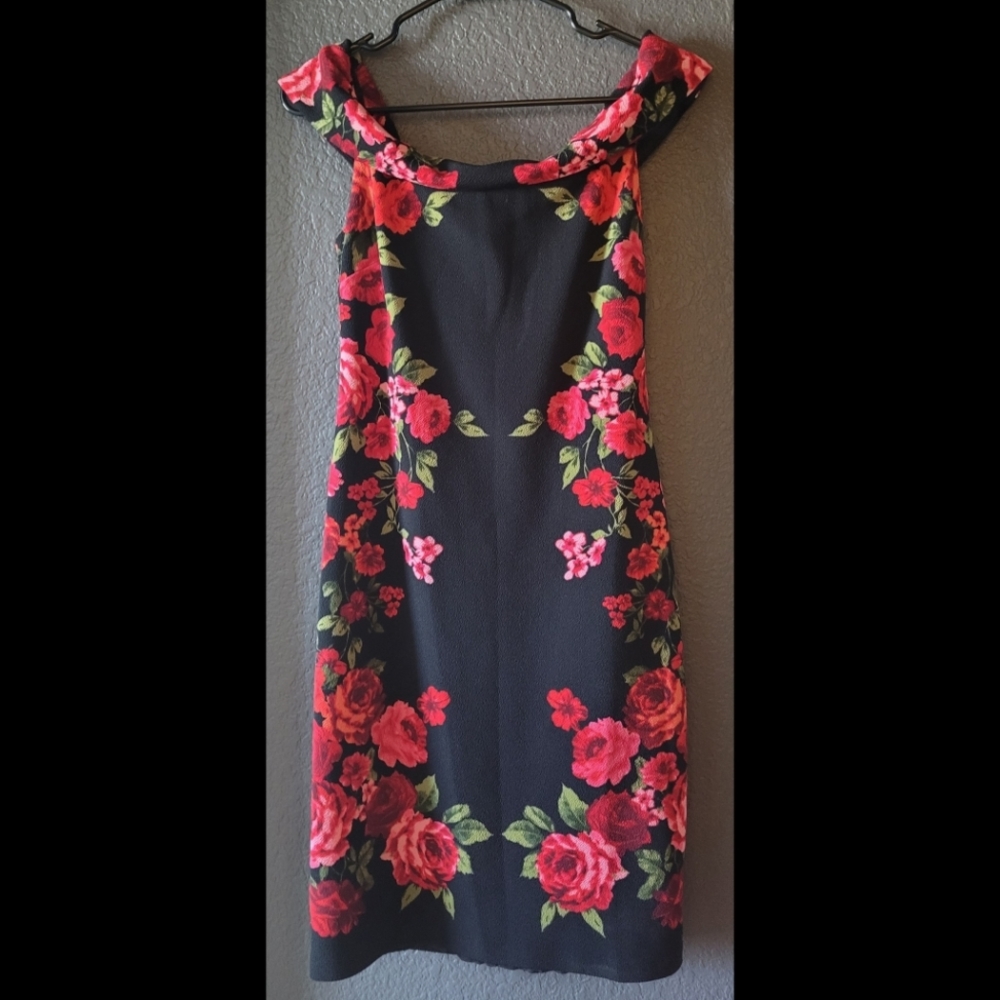 Black Floral Dress